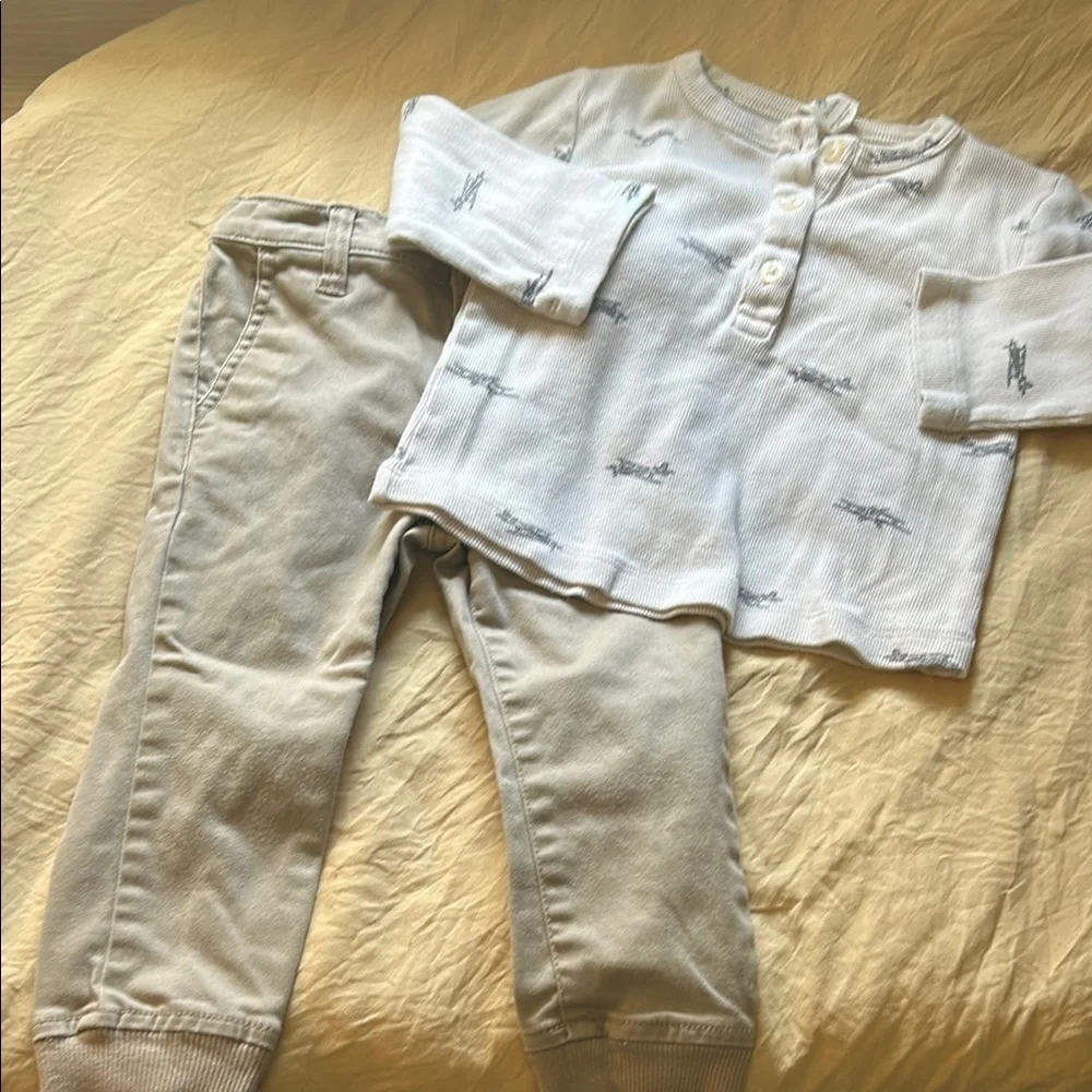 KATE QUINN & Janie and Jack Boy 18-24mo Outfit Set.